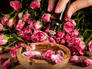 Explore the sensual world of essential oils, long celebrated for their potential to influence moods, with roses. You need plenty of money for Rose Otto oil though!
